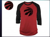 Toronto Raptors T-Blend Logo Raglan